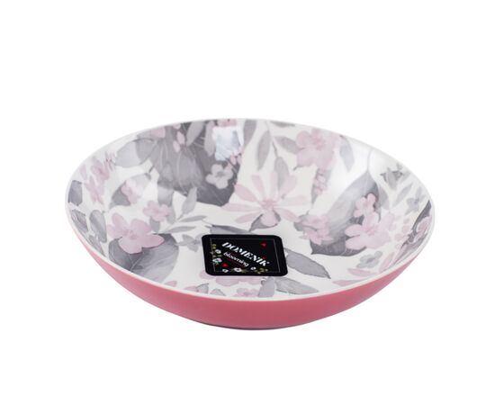 Тарелка суповая BLOOMING розовая 20см Тарелка суповая BLOOMING розовая 20см