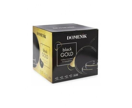 Набор столовый BLACK GOLD 16пр (4 персоны), изображение 2