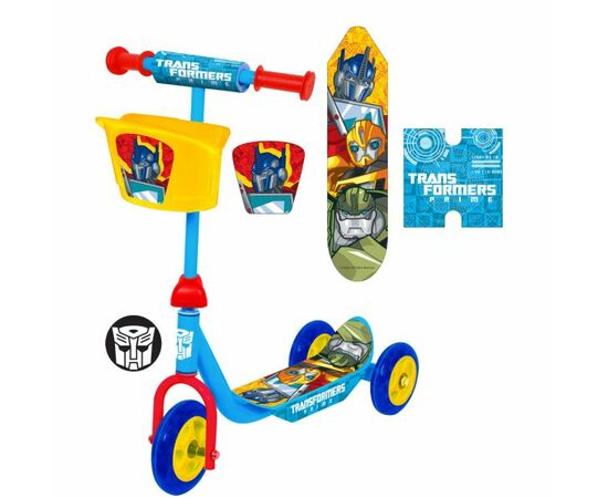 Самокат трехколёсный Трасформеры