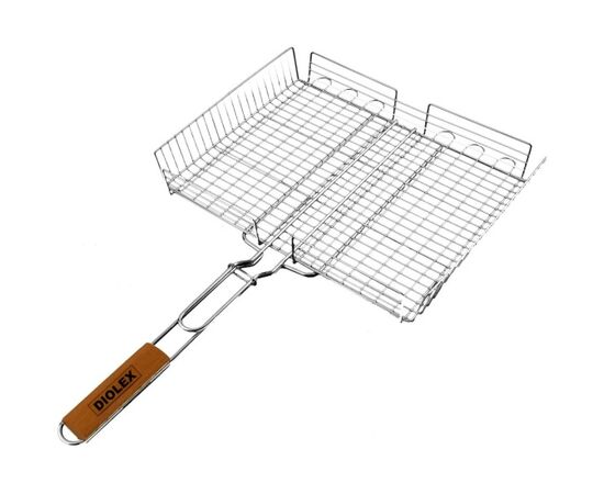 Решетка-гриль глубокая 31x24cm (сталь с хромированным покрытием DX-G1102