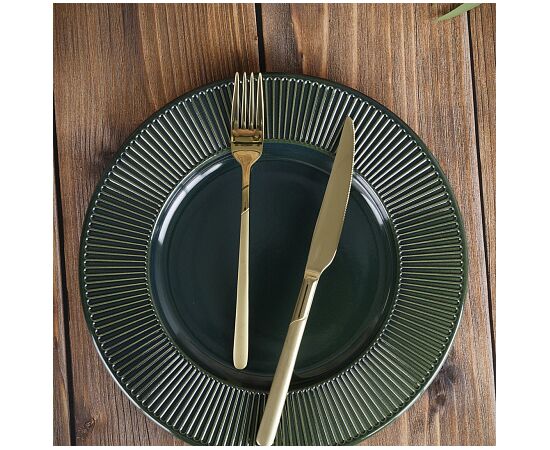 Тарелка обеденная 27см EMERALD GREEN TDP470, изображение 5 Тарелка обеденная 27см EMERALD GREEN TDP470, изображение 5