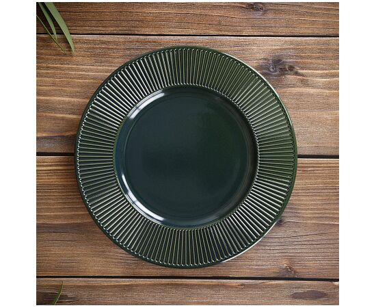 Тарелка обеденная 27см EMERALD GREEN TDP470, изображение 6 Тарелка обеденная 27см EMERALD GREEN TDP470, изображение 6