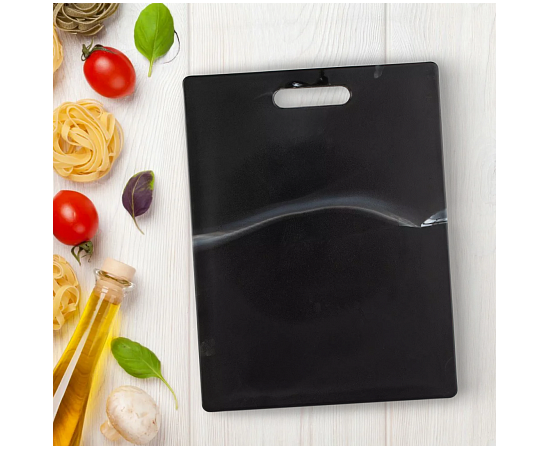 Доска разделочная MARBLE Black 36.5х27.5см ABX147