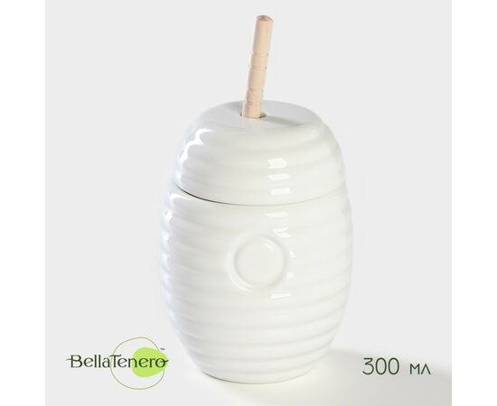 Емкость для меда "Bella Tenero" с ложечкой 8х11,5 см 1275845