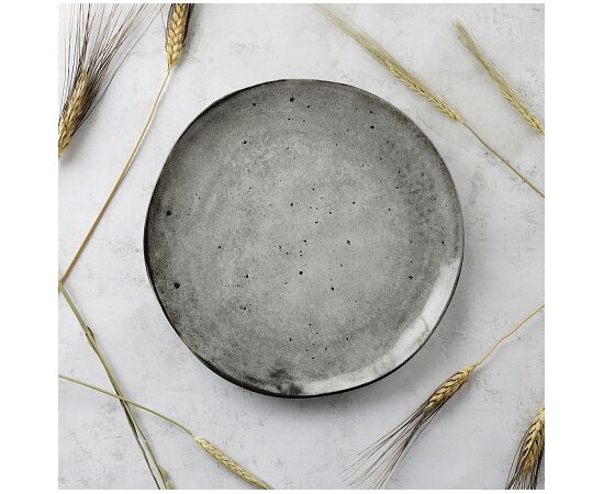 Тарелка десертная STONE серый 20см