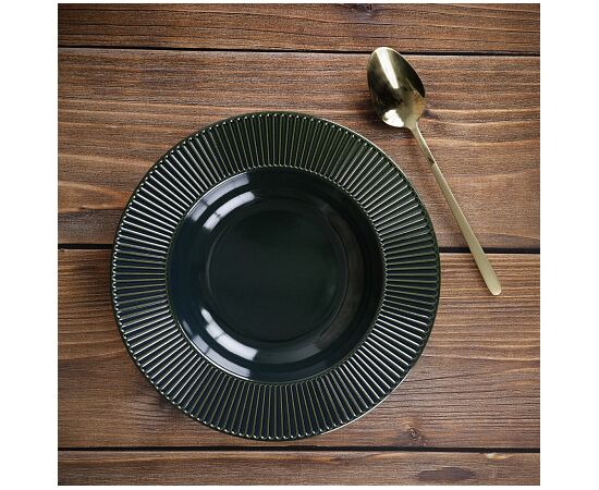 Тарелка суповая 24см EMERALD GREEN TDP471