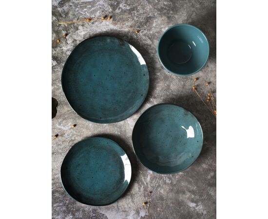 Тарелка суповая 20см STONE TURQUOISE TDP572, изображение 5 Тарелка суповая 20см STONE TURQUOISE TDP572, изображение 5