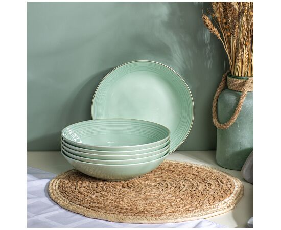 Тарелка суповая FIESTA мятный 22см TDP702