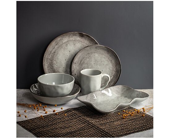 Тарелка обеденная 26см STONE DARK TDP574, изображение 6