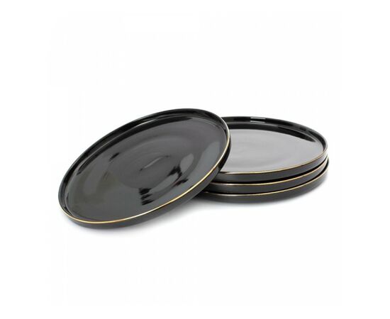 Тарелка десертная BLACK GOLD 21см