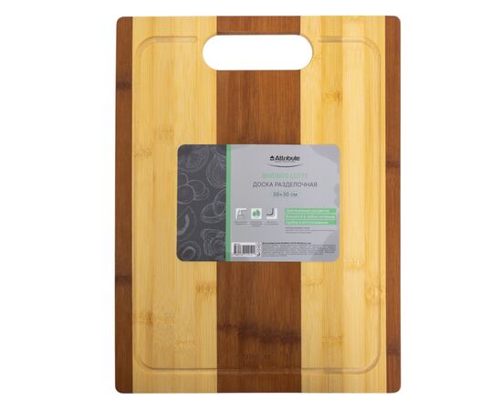 Доска разделочная BAMBOO LOTTE 39x30x1см ABL003