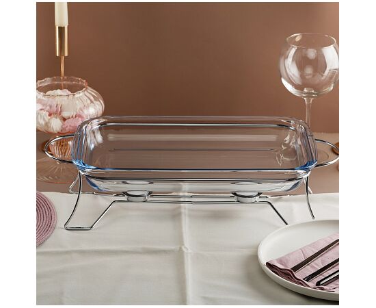 Мармит INVITE 3л 49х24х18см прямоугольный ABI020