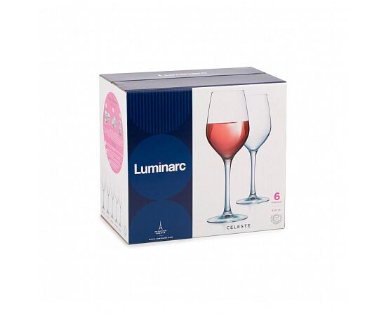 Набор бокалов для вина СЕЛЕСТ 6шт 350мл L5831, изображение 5