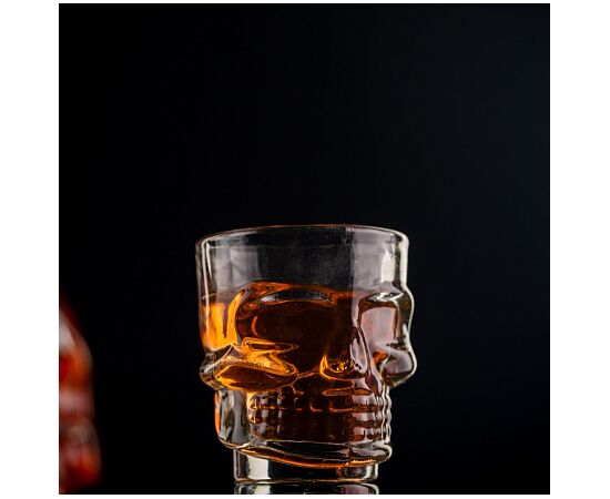 Набор SKULL 7 предметов (штоф 800мл стопки 6шт 50мл) GL002, изображение 3