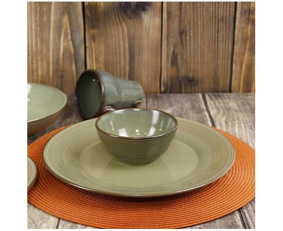 Тарелка десертная HELEZONE GREEN 21см