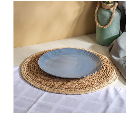 Тарелка обеденная FIESTA дымчато-голубой 25см TDP710