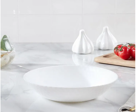 Тарелка суповая 20см PAMPILLE WHITE Q4656