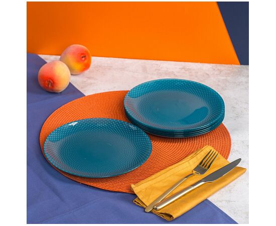 Тарелка десертная 20.5см СЕЛЕСТИ ТЮРКУАЗ V8789, изображение 2