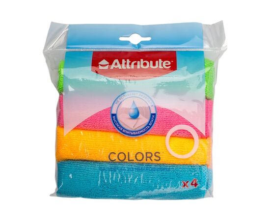 Салфетка 4шт Multi Colors из микрофибры ACA114, изображение 2