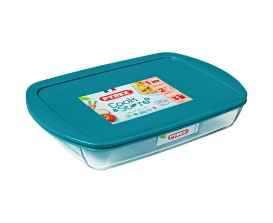 Форма для запекания и выпечки с крышкой COOK&STORE XL 4.9л 40х27х7см прямоугольная 240P002/7044