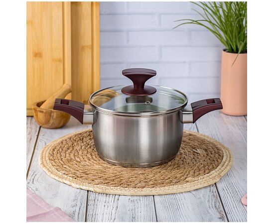 Кастрюля с крышкой 2.4л AUGUSTA SPECIALE ASA018S