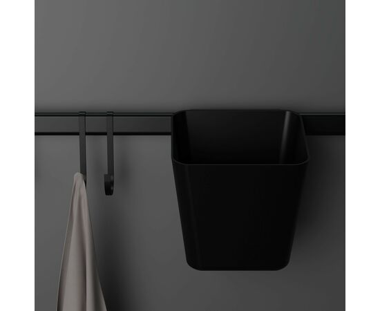 Рейлинговая система для кухни на 7 предметов 60,5 см, Доляна, чёрный 6961925, изображение 6