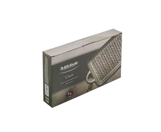 Форма для запекания 26.5x15x3,5см керамическая GLAZE прямоугольная ABG005, изображение 2