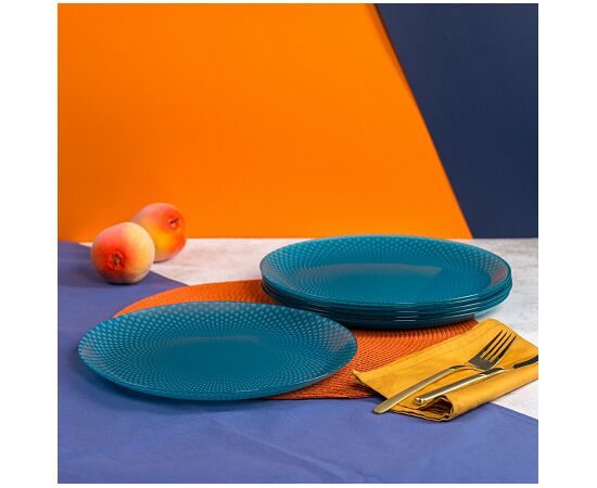 Тарелка обеденная 26см СЕЛЕСТИ ТЮРКУАЗ V8788, изображение 3