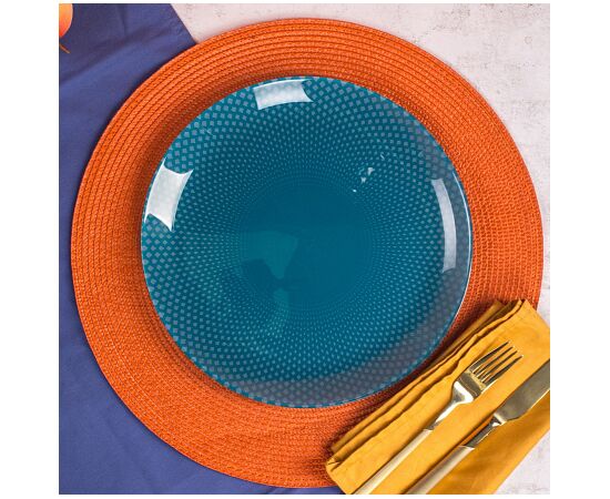 Тарелка обеденная 26см СЕЛЕСТИ ТЮРКУАЗ V8788, изображение 2