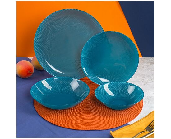 Тарелка обеденная 26см СЕЛЕСТИ ТЮРКУАЗ V8788, изображение 4