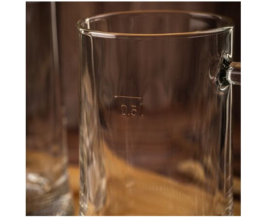 Набор кружек 500мл 2шт ВРЕМЯ ДЕГУСТАЦИЙ ПИВНАЯ КРУЖКА O0384, изображение 2