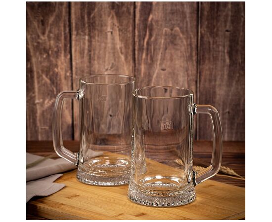 Набор кружек 500мл 2шт ВРЕМЯ ДЕГУСТАЦИЙ ПИВНАЯ КРУЖКА O0384, изображение 5