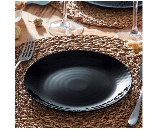 Тарелка десертная 19см PAMPILLE BLACK Q4620