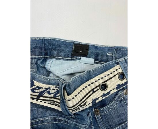 Джинсы на мальчика с поясом арт 21032 р.145, 155, изображение 4