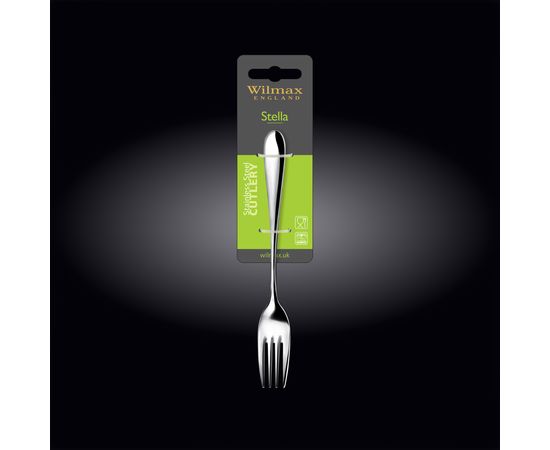 Набор вилок д/десерта 2шт WL-999107/2B 19см в блистере Stella, изображение 2